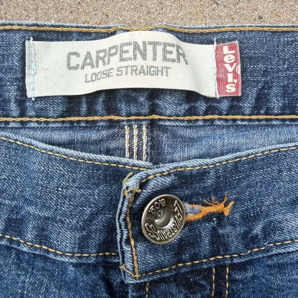 Levi's Carpenter Y2K Loose Straight Fit Denim Workwear Jeans